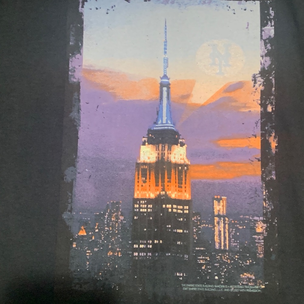 New York Empire State building black tea XL